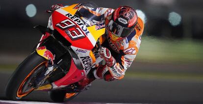 Marc Márquez, en el circuito de Losail.