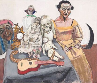 Detalle del tríptico 'Vanitas' (2006).