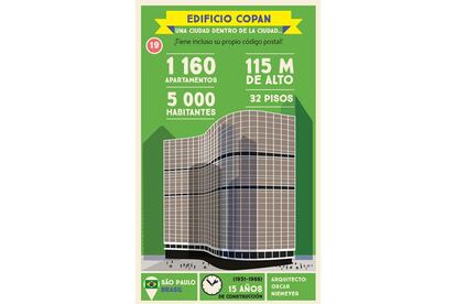Una de las principales referencias de América del Sur es el edificio Copán, de Óscar Niemeyer, en Sao Paulo (Brasil).