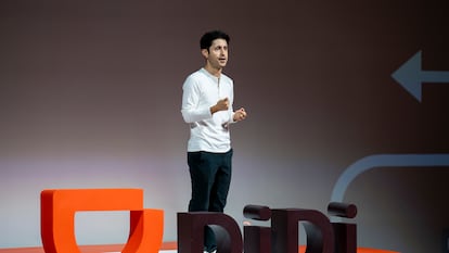 Juan Andrés Panamá durante un foro de DIDI en Ciudad de México, este martes.
