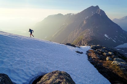 Kilian Journet training in Norway.