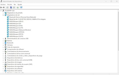 Adaptadores de sistema en el sistema operativo Windows 11