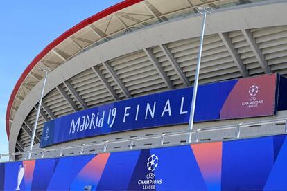 The Wanda Metropolitan Stadium in Madrid.