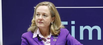 Nadia Calviño, ministra de Economía en funciones.