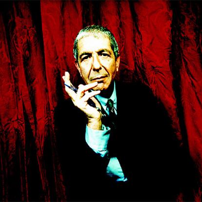 El cantante canadiense Leonard Cohen.