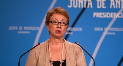 La consejera andaluza de Hacienda, Carmen Martínez Aguayo.
