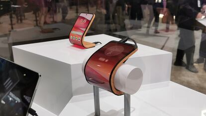 La pantalla flexible de Motorola.