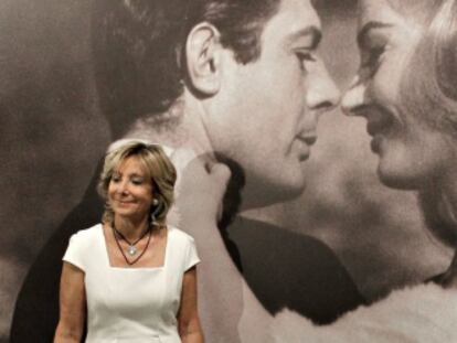 Aguirre, en la exposición Los años de la Dolce Vita.