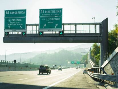 Autopista A1 Milán-Nápoles de Autostrade per l’Italia. 