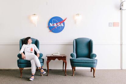 Ben Hayoun en el Ames Research Center de la NASA.