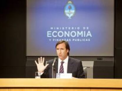 Fotografía cedida por el Ministerio argentino de Economía del titular de esta cartera, Hernán Lorenzino. EFE/MINISTERIO DE ECONOMÍA