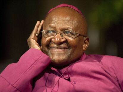 El arzobispo sudafricano Desmond Tutu.