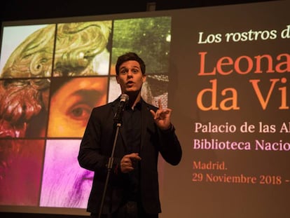 Chistian Gálvez,  en el Palacio de las Alhajas.