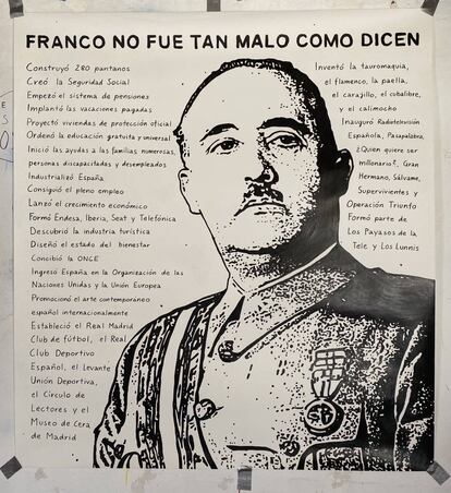 'Franco no fue tan malo como dicen', del artista finlandés Riiko Sakkinen, en la galería Forsblom.