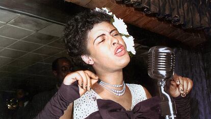 Fotograma del documental sobre Billie Holiday.