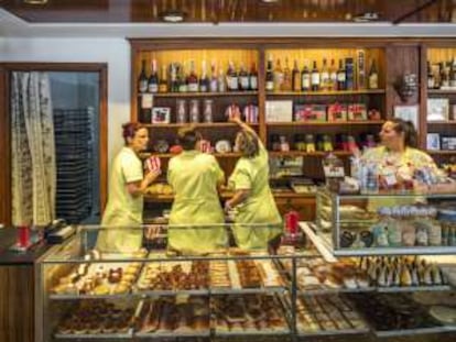 La pastelería Zuricalday, en Las Arenas (Getxo).