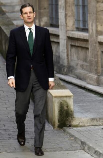Urdangarin, el segundo día en el que fue a declarar a los juzgados de Palma.