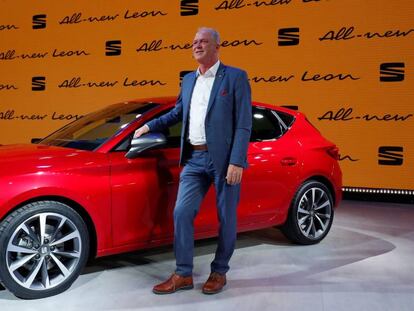 Carsten Isensee, presidente en funciones de Seat, el martes en Martorell (Barcelona) en la presentación del nuevo modelo del Seat León.