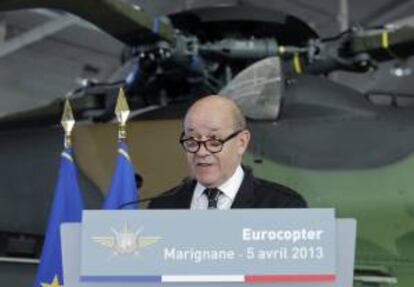 El ministro francés de Defensa, Jean-Yves Le Drian. EFE/Archivo