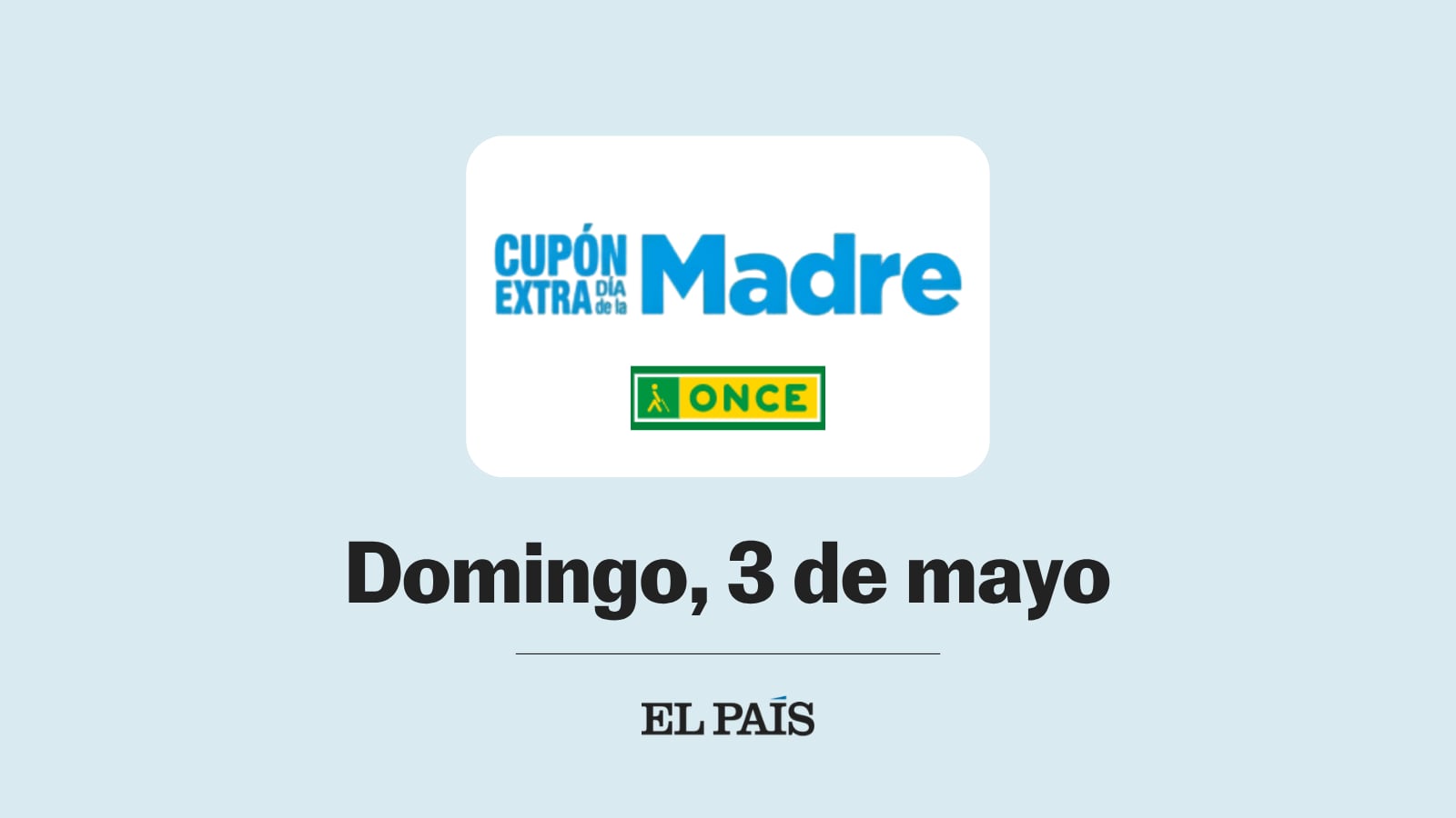 Sorteo Extra del Día de la Madre de la ONCE:  comprobar cupón premiado