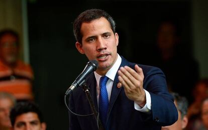 El líder opositor venezolano Juan Guaidó.