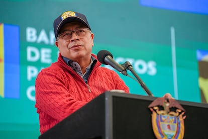 Gustavo Petro, en Zipaquirá (Cundinamarca), el 26 de abril de 2024.