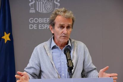 El director del Centro de Coordinación de Alertas y Emergencias Sanitarias (CCAES), Fernando Simón.