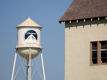 Logo de Paramount en Los Ángeles.