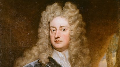 Retrat de Joseph Addison (Milston, 1672 - Kensington, 1719), del pintor Godfrey Kneller.