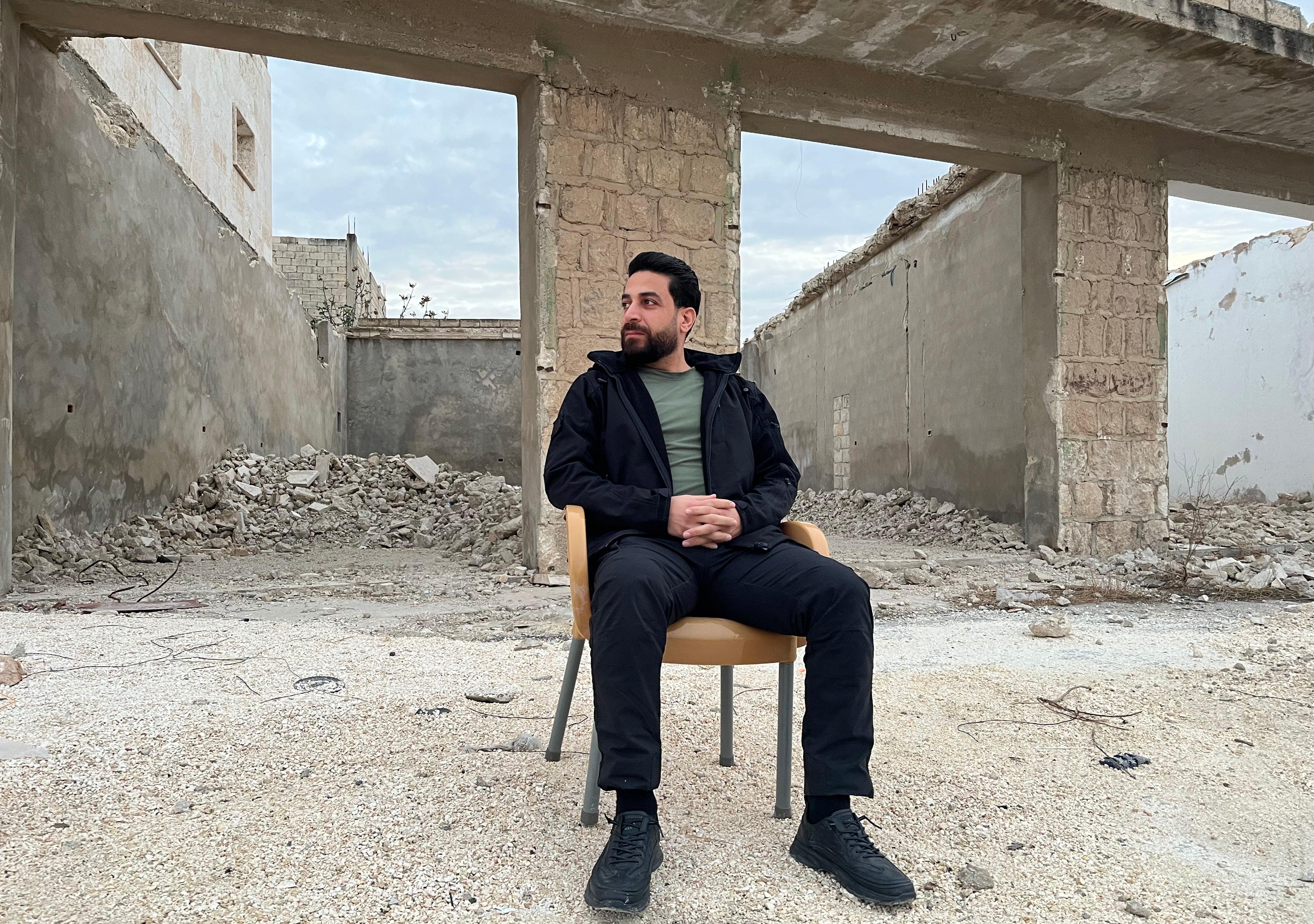 Ghazi Mohammed, en la localidad de Maar Shurin, en el norte de Siria, el pasado día 4.