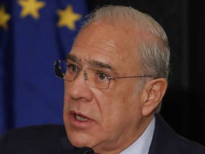 El secretario general de la Organización para la Cooperación y el Desarrollo Económicos (OCDE), Ángel Gurría.