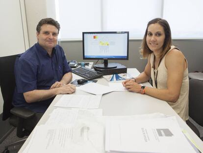 Bárbara Hernando y Conrado Martínez, responsables de la investigación desarrollada en la Universitat Jaume I. 
 
 