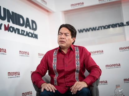 Mario Delgado, presidente nacional de Morena, en junio de 2022.