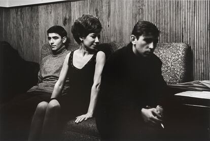 Joan Manuel Serrat, Núria Feliu i Raimon, al 1967.