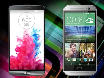 Comparativa, el nuevo LG G3 frente al HTC One M8