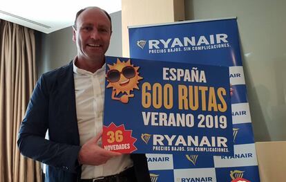 El director de marketing de Ryanair, Kenny Jacobs.