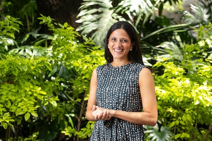 Éléonore Caroit legisladora franco-dominicana en Ciudad de México el 19 de septiembre del 2024.