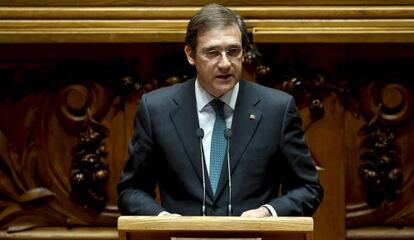 El primer ministro portugués, Pedro Passos Coelho.