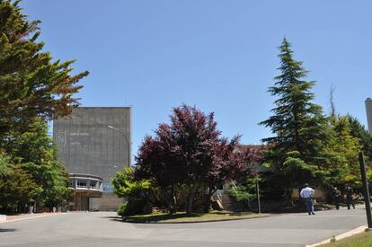 Imagen del exterior de la central nuclear de Garoña.