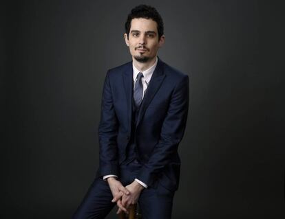 El director Damien Chazelle posa para un retrato en el 89th Academy Awards Nominees Luncheon. Su película, 'La ciudad de las estrellas. La la land' se ha convertido en una de las más premiadas de los Globos de Oro y parte como favorita en los Oscar con 14 nominaciones.