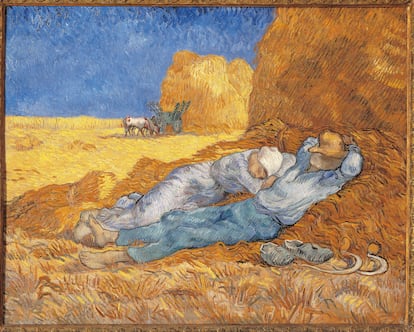 'La siesta', de Vincent Van Gogh (1889-1890).