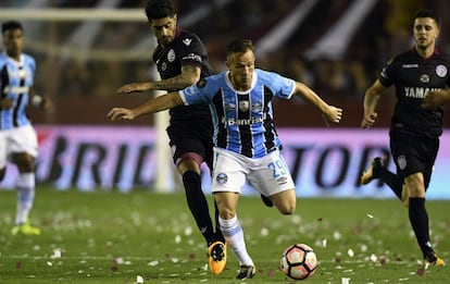 Arthur, na final da última Copa Libertadores