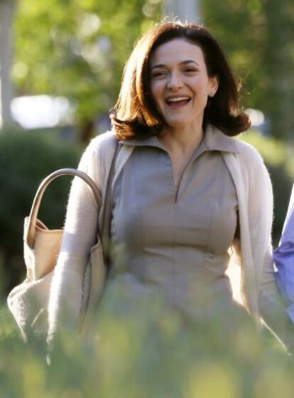 Sheryl Sandberg, en Sun Valley en 2014.