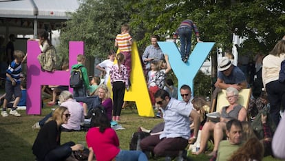 El Hay Festival en Cartagena, Colombia.