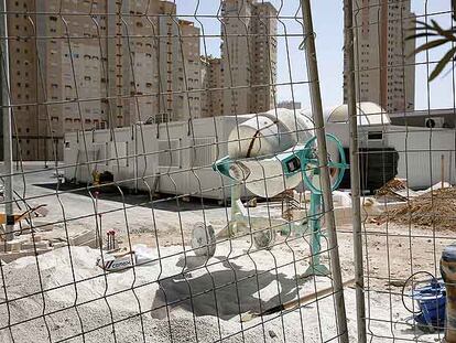 Obras en el colegio público Fabraquer en El Campello