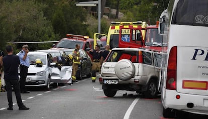 Accident a Salou el passat agost.