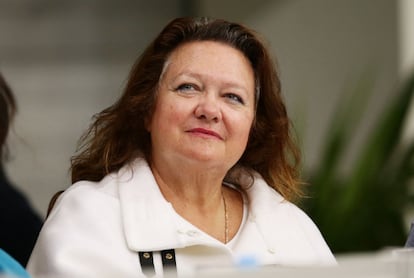 Gina Rinehart, heredera y jefa del grupo Hancock Prospecting.