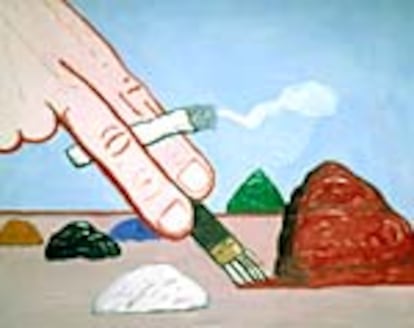'Sin título' (1978), óleo sobre lienzo de Philip Guston.
