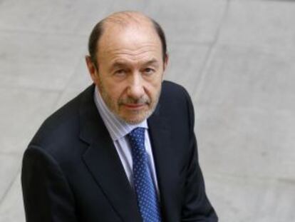 El secretario general del PSOE, Alfredo P&eacute;rez Rubalcaba. 