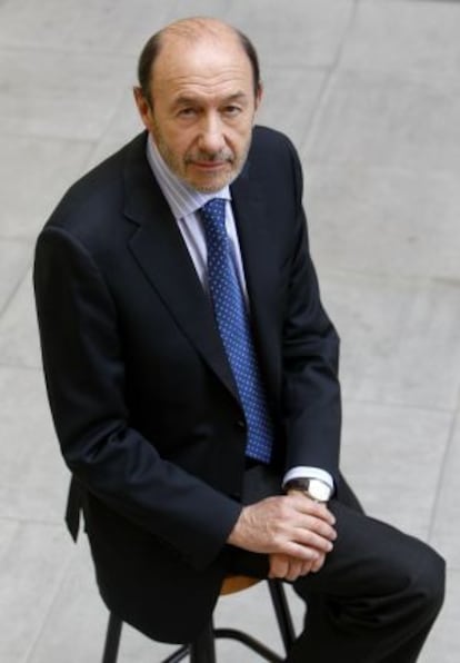 El secretario general del PSOE, Alfredo P&eacute;rez Rubalcaba. 